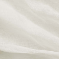 Mette Offwhite - 300 cm wide - double width linen fabric for sheer curtains