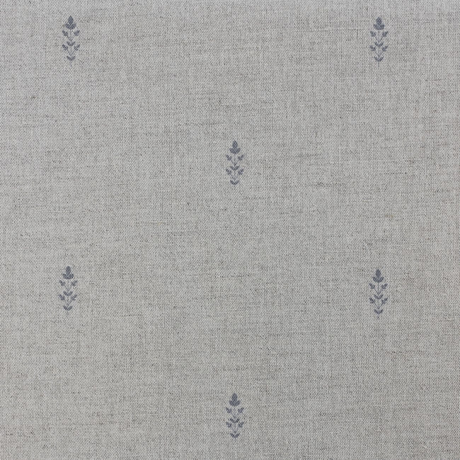 Asli Ash - Natural fabric with classical grey pattern