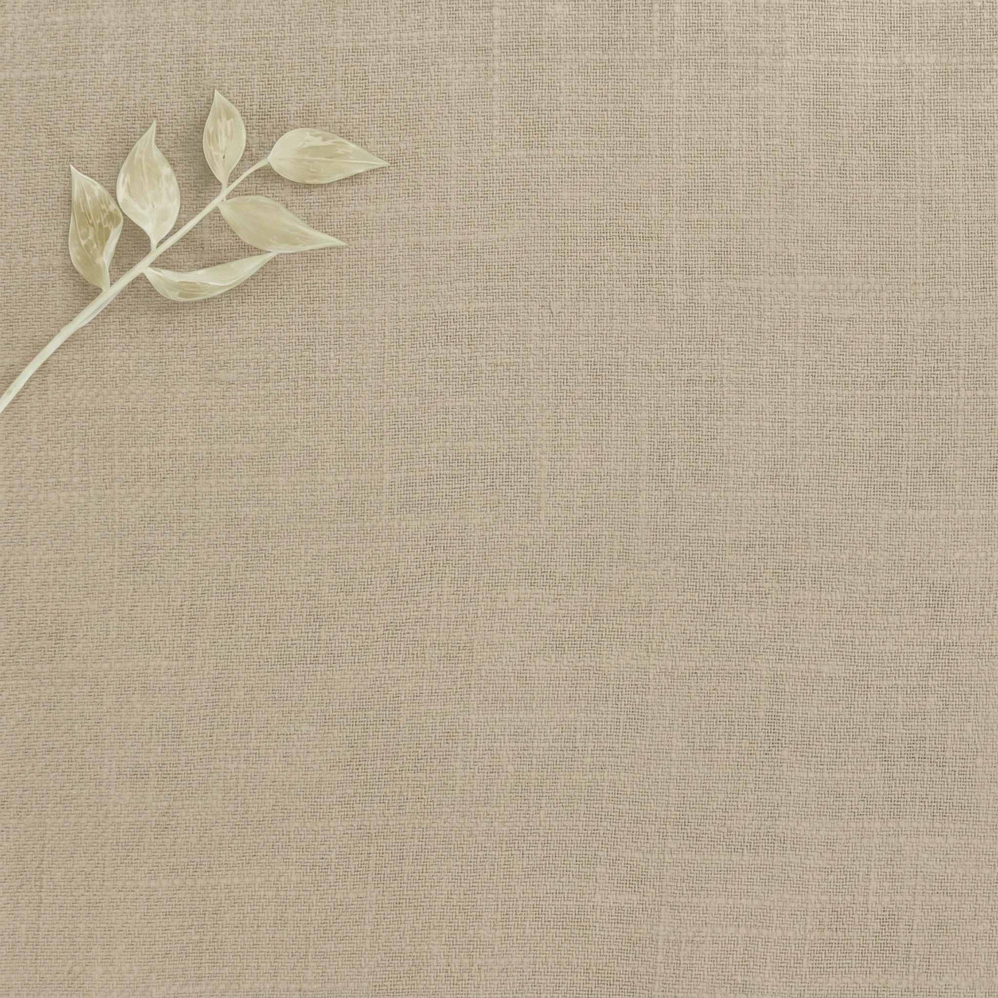 Beige Linen Cotton fabric. Very soft. Enni Dusk Beige by Ada & Ina