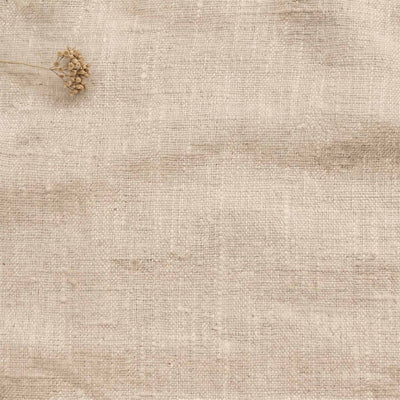 Beige Linen fabric - pre-washed 100% linen. Bianco Dusk Beige by Ada & Ina.