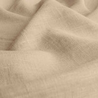 Beige Linen fabric - pre-washed 100% linen curtain fabric. Bianco Wheat by Ada & Ina.