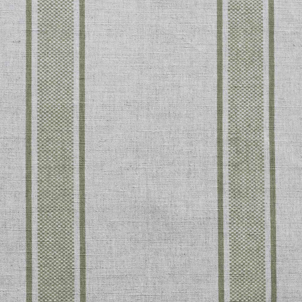 Bella Moss - Curtain fabric with Green stripes