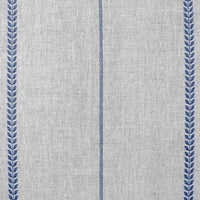 Berit-NAT Night Blue - curtain fabric with Blue striped print