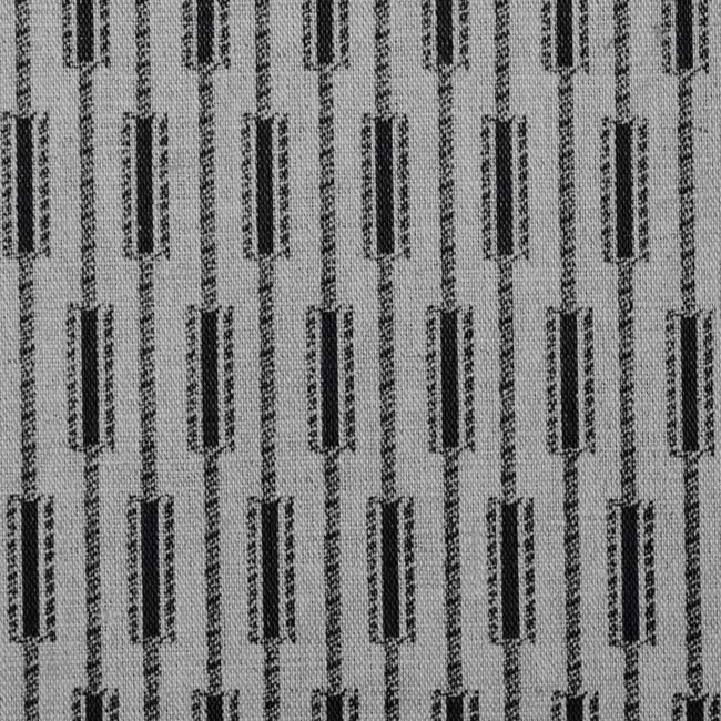 Millie Noir Fabric for curtains printed with Green print