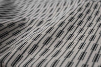 Millie Noir Fabric for curtains printed with Green print