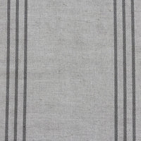 Telma Black - Curtain fabric with Black stripes