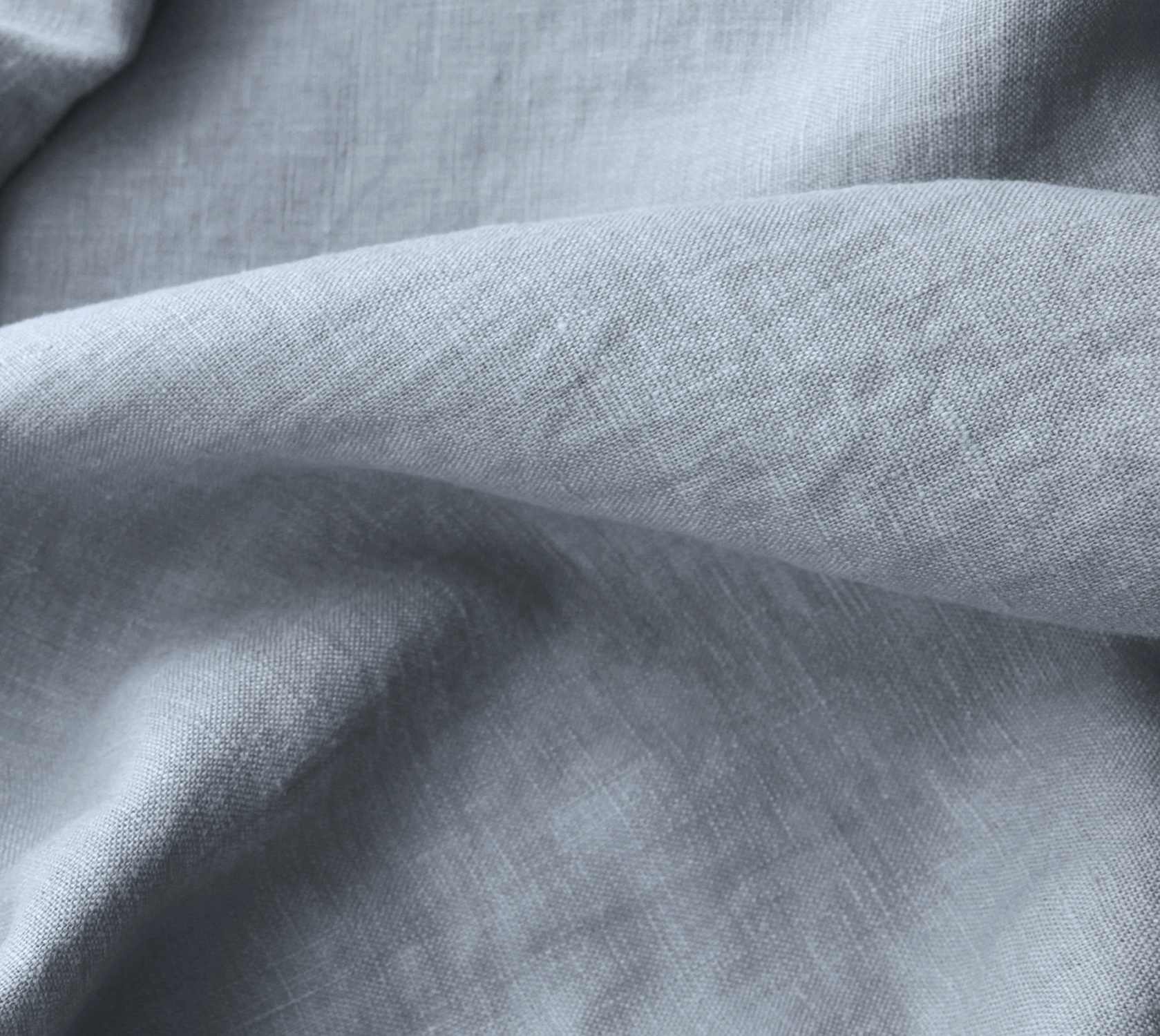 Blue 100% Linen Fabric. Bea Beau Blue by Ada & Ina Fabrics