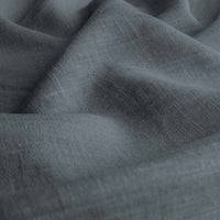 Blue Linen fabric - pre-washed 100% linen curtain fabric. Bianco Foggy Blue by Ada & Ina.