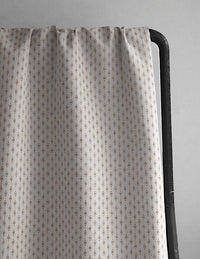 Nikolet Burnt Orange - Curtain fabric, classic Orange pattern