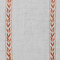 Helena-NAT Burnt Orange - Curtain fabric with Orange pattern print
