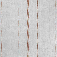 Inari Burnt Orange - Curtain fabric with Orange striped print