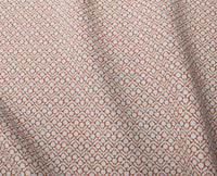 Nessa Burnt Orange - Curtain fabric with Orange abstract print