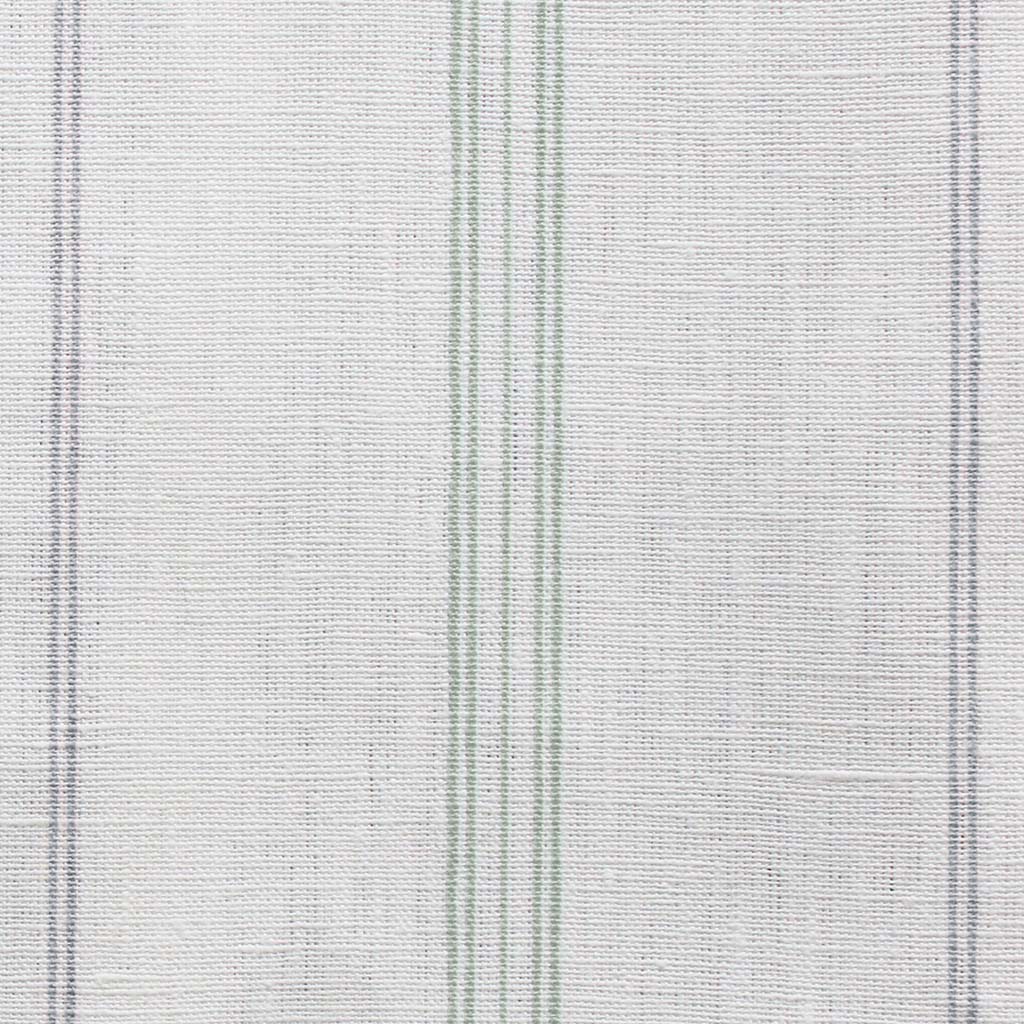 Elise Meadow-WHT - vertical two tone striped fabric.