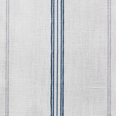 Elise Ink-WHT - vertical two tone striped fabric.
