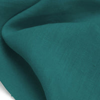 Linnea Capri Blue - Linen Fabric