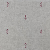Asli Cherry - Natural fabric with classical red pattern