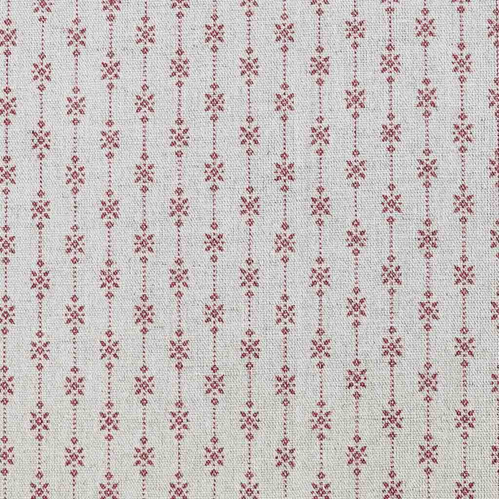 Nikolet Crimson Red - Curtain fabric, classic Red pattern