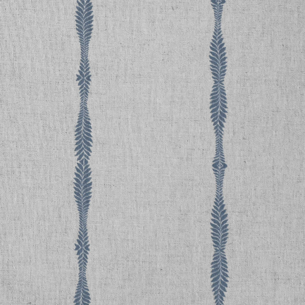 Irina Denim - Curtain fabric with Blue abstract print