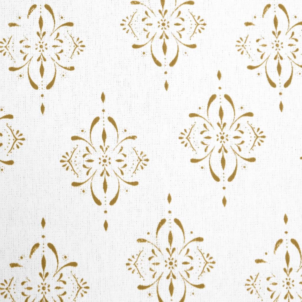 Britt Dijon - curtain fabric with Yellow abstract print