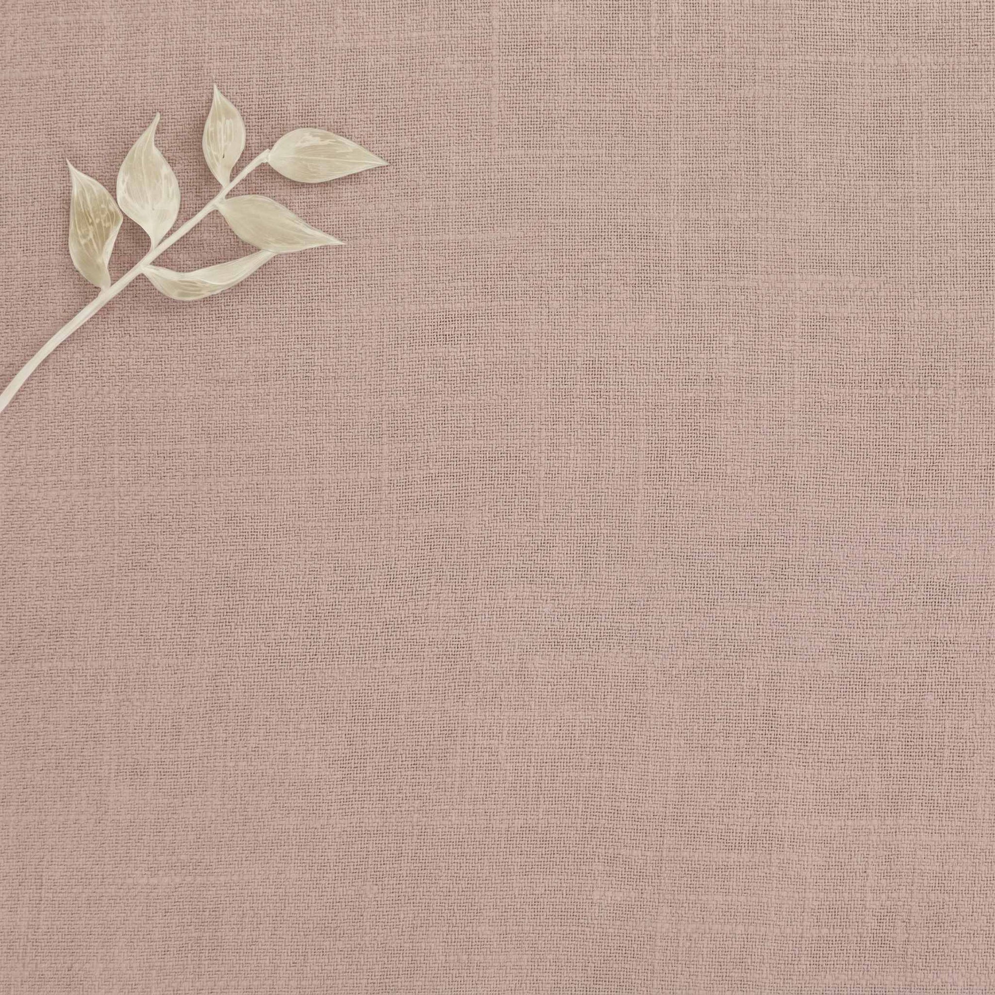 Dusty Pink Linen Cotton fabric. Very soft. Enni Old Rosa by Ada & Ina