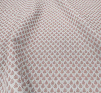 Kira-INV Dusty Pink - Curtain fabric with Pink botanical print