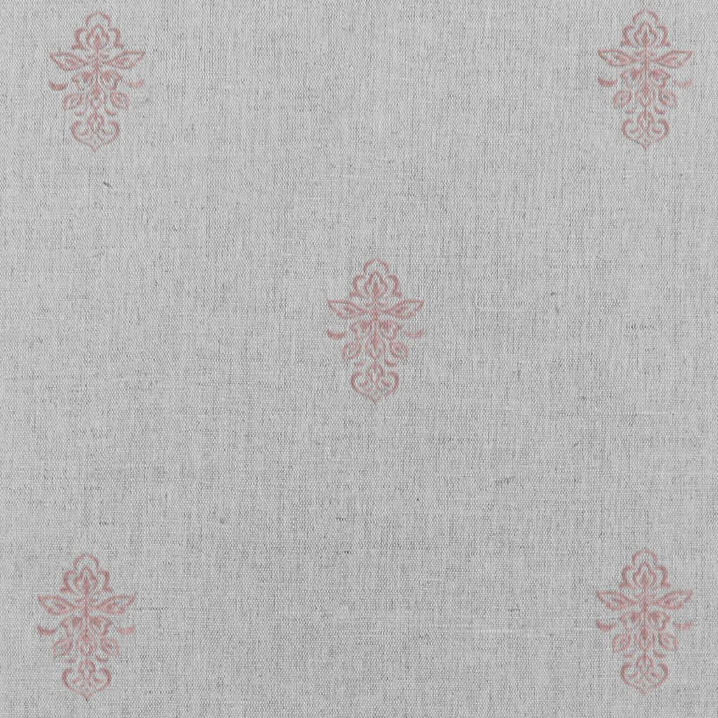 Lisana-NAT Dusty Pink - Curtain fabric with Pink abstract print