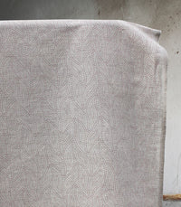 Pia Dusty Pink - Curtain fabric, abstract Dusty Pink leaf pattern