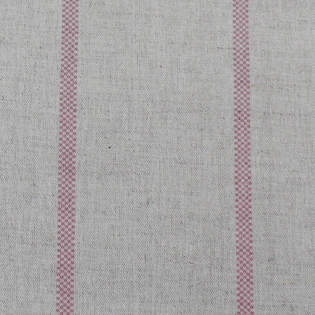 Ronja Dusty Pink - Curtain fabric with Pink stripes