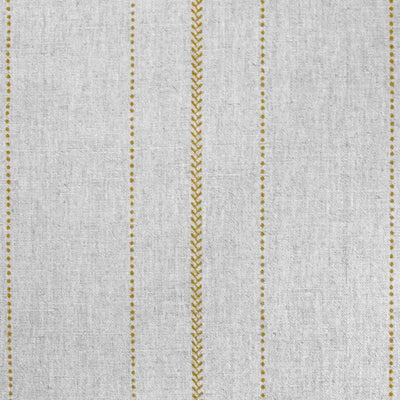 Inari Gold Rod- Curtain fabric with Yellow striped print
