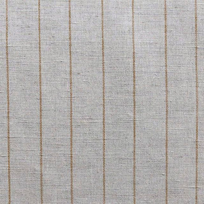 Solveig Gold Ochra - Curtain fabric with Yellow Orange stripes