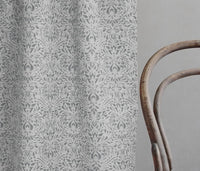 Jasmi Greige - Curtain fabric with Grey abstract print