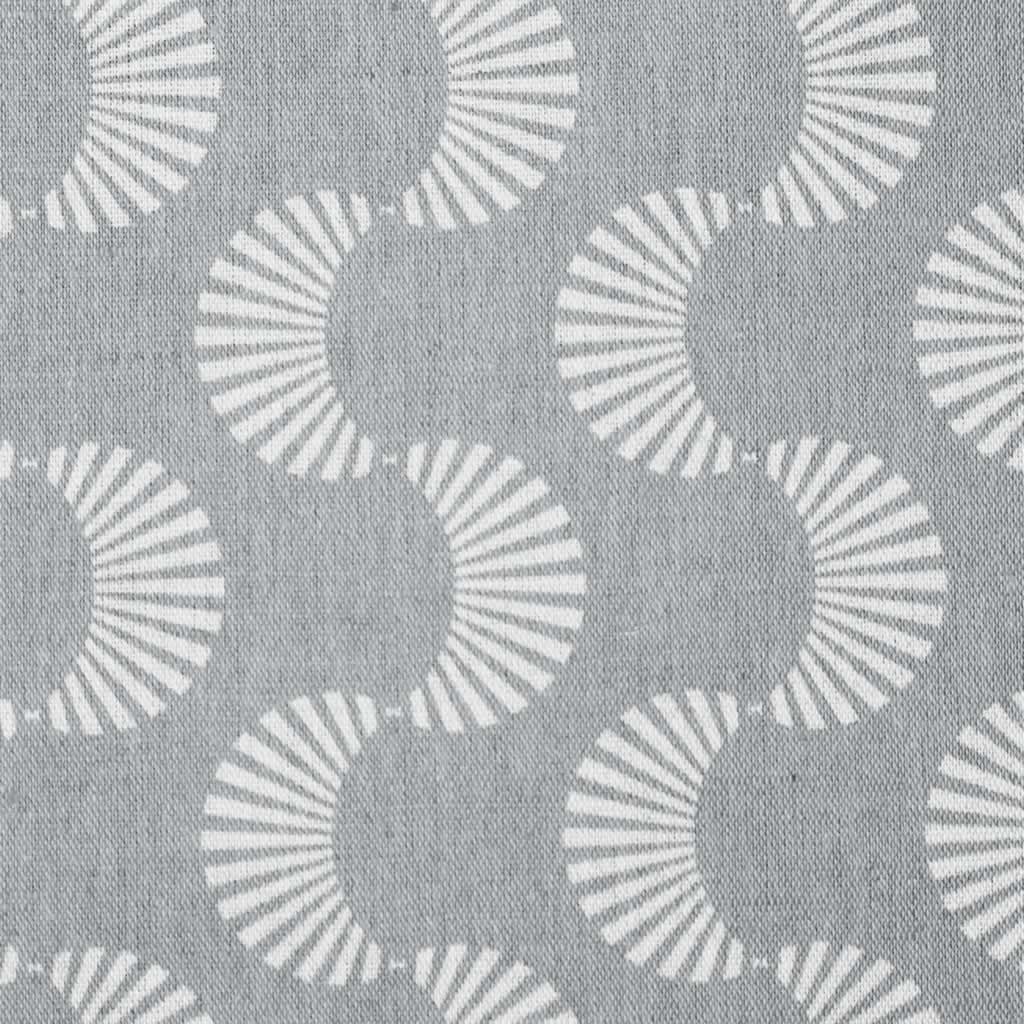 Naja Greige - Curtain fabric with Grey abstract print