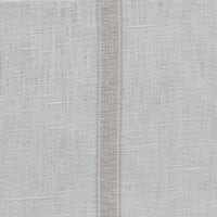 Rune Grey Sand - vertical grey tone striped fabric.