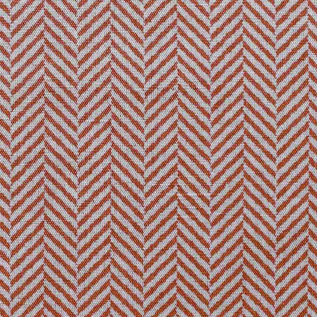 Hugo Crimson Red - Curtain fabric, abstract Red herringbone pattern