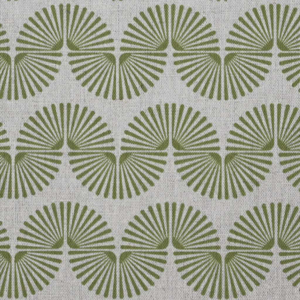 Ofira Khaki - Curtain fabric with Green abstract print