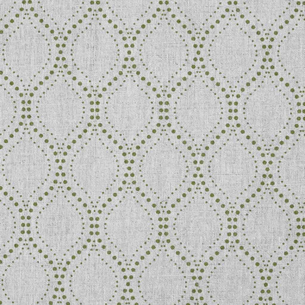 Sara-NAT Khaki - Curtain fabric with Green abstract print