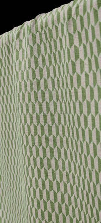 Lana Leaf- Fabric for curtains, Green Print