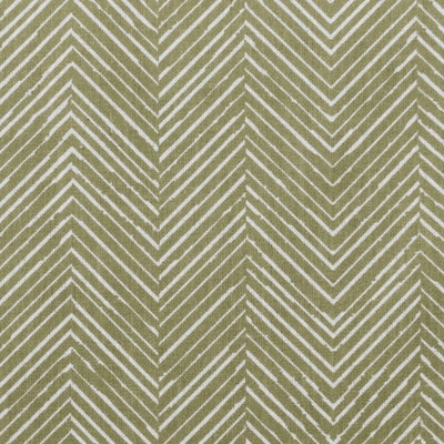 Lulu-Moss - White fabric with Moss Green Print. Abstract Print, Linen Mix