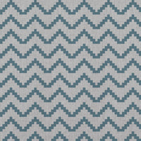 Azig Marine - Fabric for curtains and blinds printed with Blue