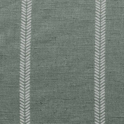 Rana Sage - Light Green curtain fabric with hand drawn stripes