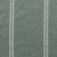 Rana Sage - Light Green curtain fabric with hand drawn stripes