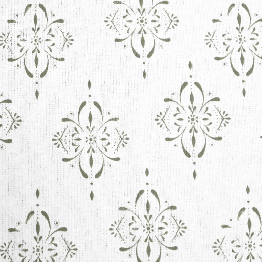 Britt Moss - curtain fabric with Green abstract print