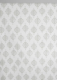 Britt Moss - curtain fabric with Green abstract print