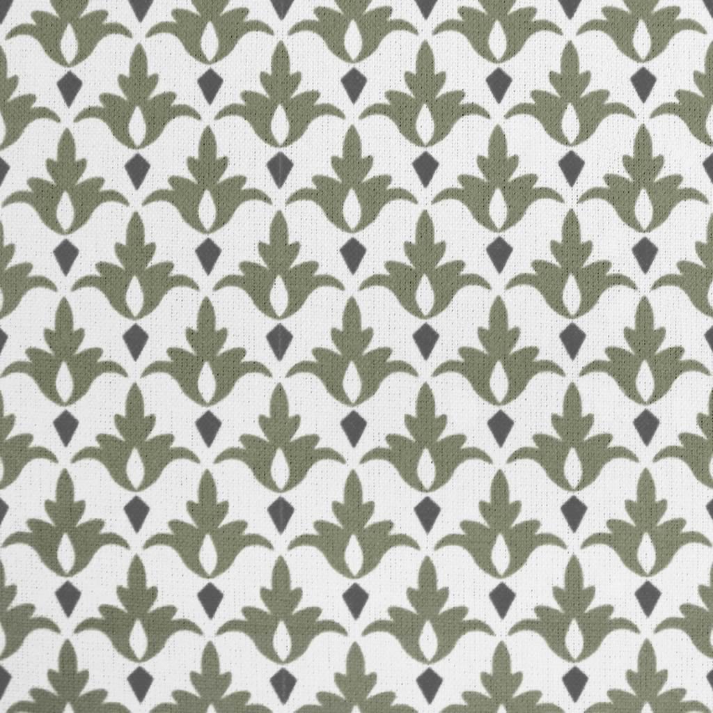 Fiona Moss - curtain fabric with Green abstract print