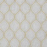 Sara-NAT Mustard - Curtain fabric with Yellow abstract print