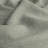Muted Green Linen fabric - pre-washed 100% linen curtain fabric. Bianco Venice by Ada & Ina.