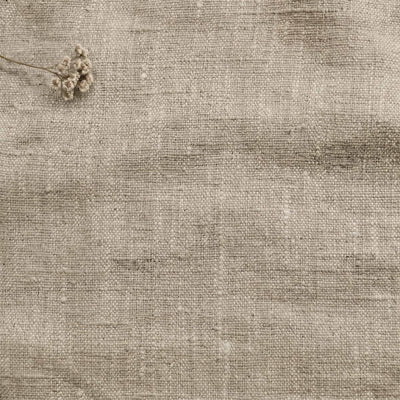 Natural Linen fabric - pre-washed 100% linen. Bianco Natural by Ada & Ina.