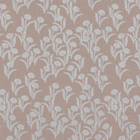 Nalini New Blush INV - Natural fabric with botanical Pink print