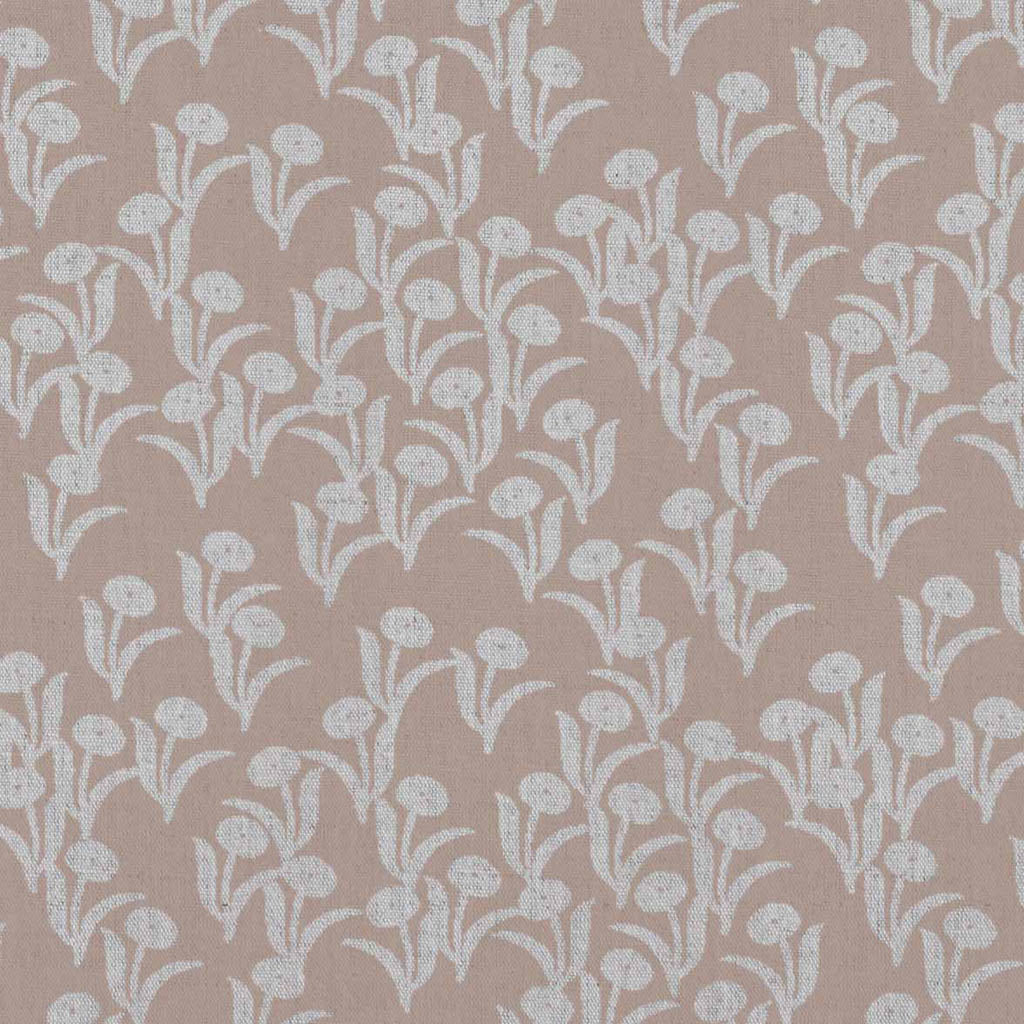 Nalini New Blush INV - Natural fabric with botanical Pink print