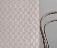 Naja New Blush - Curtain fabric with Pink abstract print